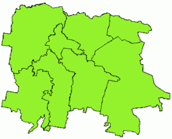 Map of Mažeikiai district municipality