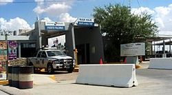 Mexican port of entry at Puerto Palomas