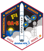 Cygnus CRS OA-5 Orbital ATK patch.png