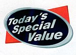 Today's Special Value logo, in use from 2000 through January 16, 2006. Today's Special Value logo.jpg