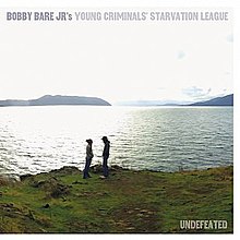 Album cover for Bobby Bare Jr's 2014 studio album, Undefeated.