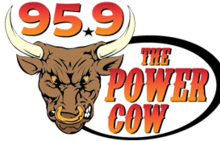 WIBM 95.9ThePowerCow logo.png