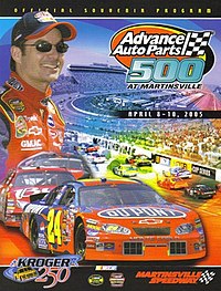 2005 Advance Auto Parts 500 program cover