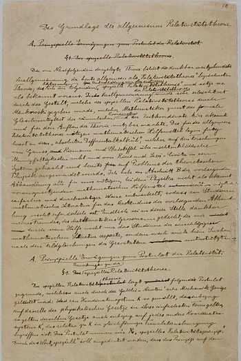 First page from the manuscript explaining the ...