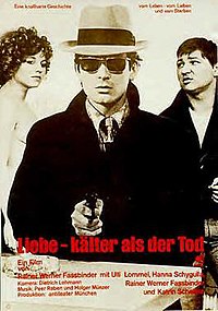 German is such a spitty, menacing language. At all times Fassbinder makes the dialog sound like theyre talking about kicking my moms ass!
