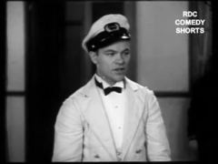 Frame from the movie short 'Sea Sore' showcasing Eddie Roberts. April 20, 1934