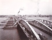 The Old Howrah Bridge - The Floating Pontoon Bridge.