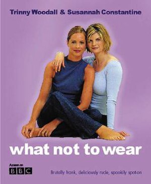 Woodall (left) on What Not to Wear book cover ...