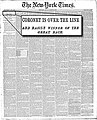 The New York Times devoted the entire front page of its March 27, 1887, edition to Coronet's victory in its celebrated transatlantic race[7]