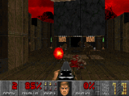 Doom, one of the games that defined the first-person shooter genre.