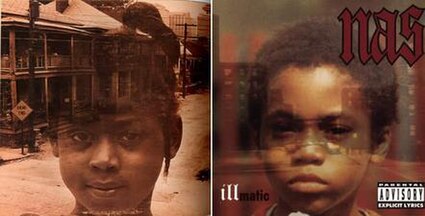 The cover of the 1974 jazz album A Child Is Born (seen left) has been cited as a possible influence on Illmatic's artwork. Illmatic Album Cover Comparison.jpg
