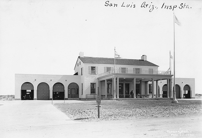 File:San Luis AZ border station 1932.jpg