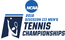 NCAA 2018 Division III Men's Tennis Championship logo.svg