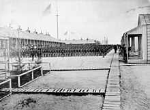 The 26th U.S. Colored Volunteer Infantry of the U.S. Colored Troops at Camp William Penn in present-day Cheltenham Township, Pennsylvania, in 1865 Us colored volunteer infantry.jpg