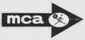 First MCA Records logo, with lowercase name, used outside the United States from 1962 through 1972.