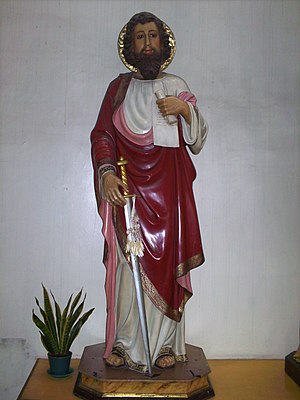 Saint Paul with a Scroll and a Sword.