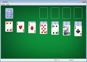 Solitaire ve Windows 7