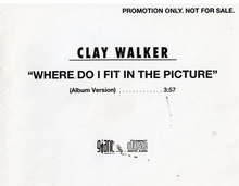 Clay Walker - Where Do I single.png