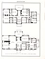Henry Bacon, Summit, NJ, 1901, first and second story plans