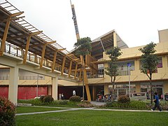 The facade of MarQuee Mall facing A. Gueco Avenue