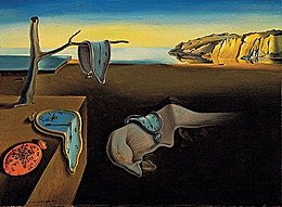 Image of Dali's 1931 painting, "The Persistence of Memory"