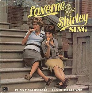"Laverne & Shirley Sing"-1976 LP cover