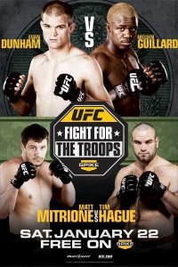 A poster or logo for UFC: Fight for the Troops 2.