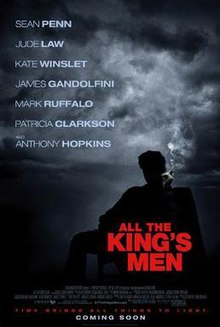 Облако дыма окутывает силуэт человека, сидящего в кресле. Название фильма, написанное красным, написано внутри его тени.