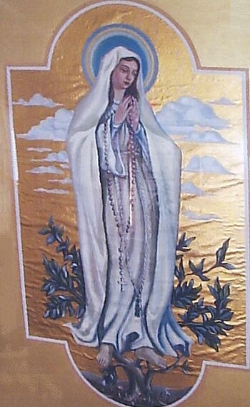 Another view of Our Lady of Fatima by Valeška,...