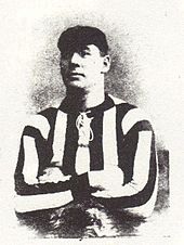 Fred Griffiths wearing the club's original striped shirt FredGriffiths.jpg