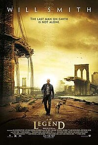 Wikipedia image of poster for the film 'I am Legend'