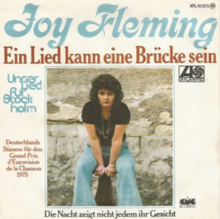 The official cover for "Ein Lied kann eine Brücke sein"