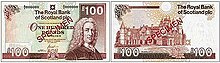 Example of a Royal Bank of Scotland banknote RoyBankScotland100.jpg