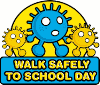 Logo for walk safely to school day Walk safely to school day.gif