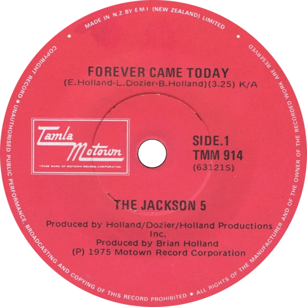 File:Forever came today by jackson five New Zealand single side-A.png