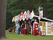 Roadside petroliana along New Hampshire Route 116