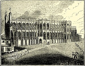 St George's Chapel at Windsor Castle, The Mirror of Literature, Amusement, and Instruction, 1831. StGeorgesChapel.jpg