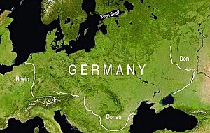 ancient germany map