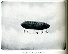 The "Mellins Food" airship.