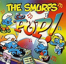The Smurfs Go Pop! (album) cover art.jpg