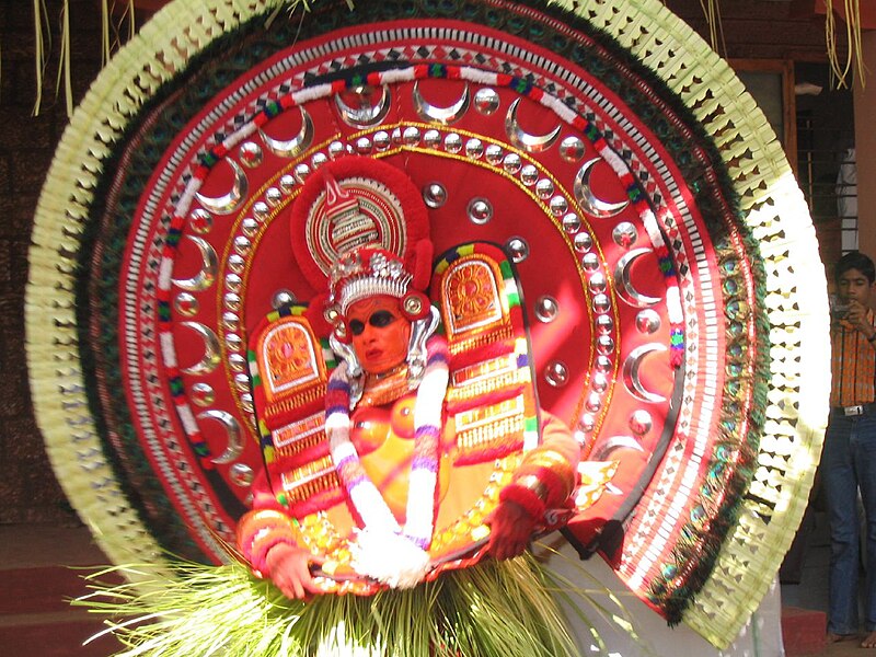 File:Chamundi in Theyyam dance.jpg