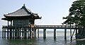 Ukimido floating temple in Katata, Shiga Prefecture