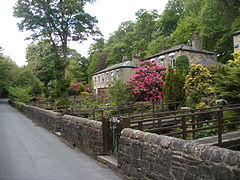 Cottages overlooking the Dean Brook