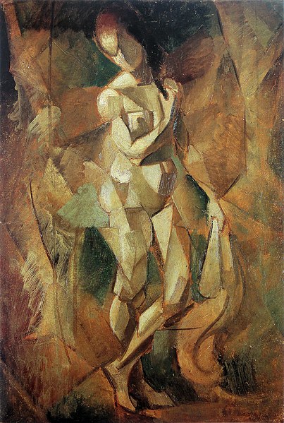 File:Jean Metzinger, 1911, Nu (Nu debout), oil on carton, 52 x 35 cm. Reproduced in Du "Cubisme", 1912.jpg