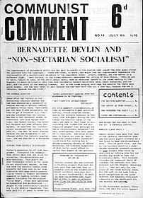 Communist Comment, ICO publication, from 1970