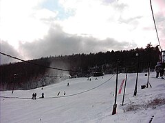 The Face of West Mountain Ski Area in Queensbury, NY.