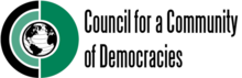 Logo of the Council for a Community of Democracies