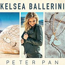 The cover consists of three images: A white parachute, Ballerini wearing a denim jacket and a necklace on a rock formation.