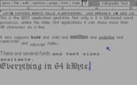 geoWrite screenshot C64 Geowrite.png