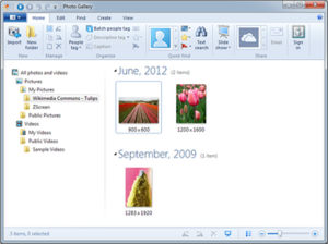 Windows Photo Gallery 2012